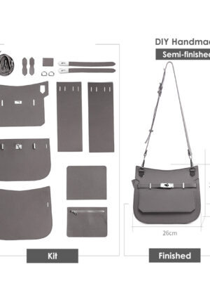 Diggsw® Top Grain Leather Jypsiere Crossbody Bag DIY Kit