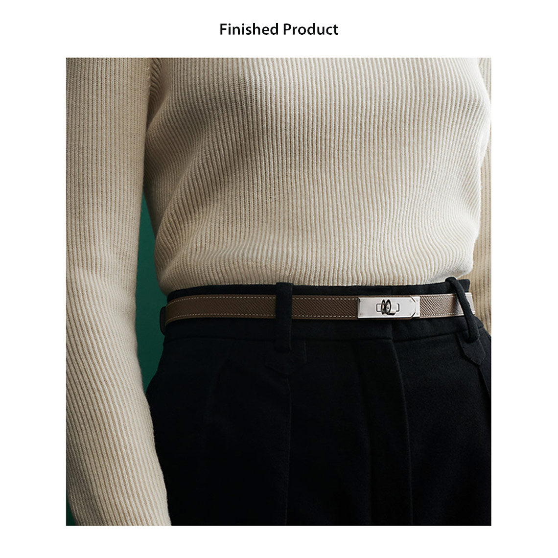 G8activist® Epsom Leather Inspired Kelli Slim Belt DIY Kits - Image 4