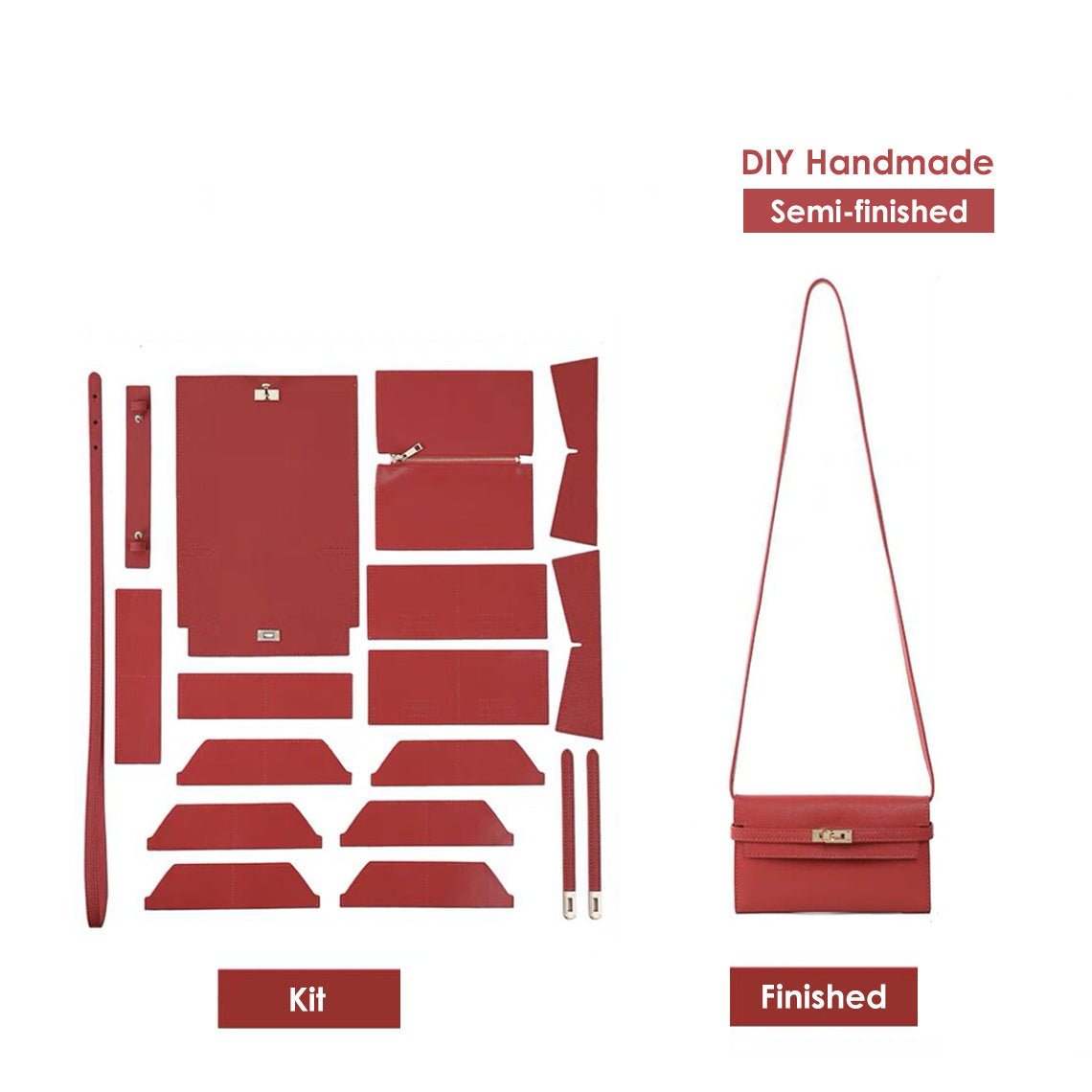 G8activist® Leather Kelli Long Wallet DIY Kit - Image 16