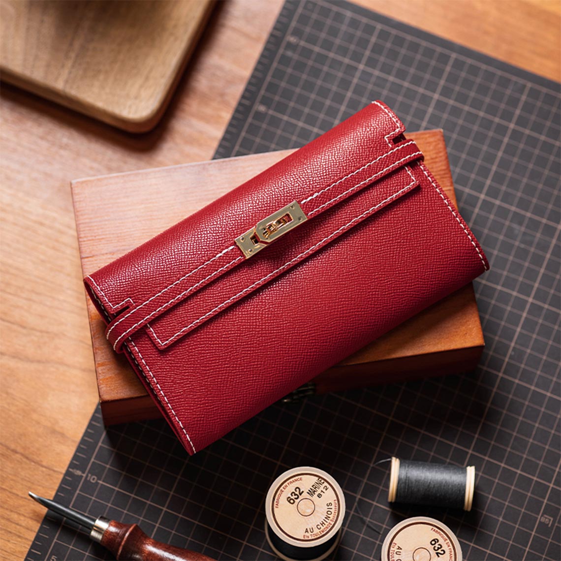 G8activist® Leather Kelli Long Wallet DIY Kit - Image 15