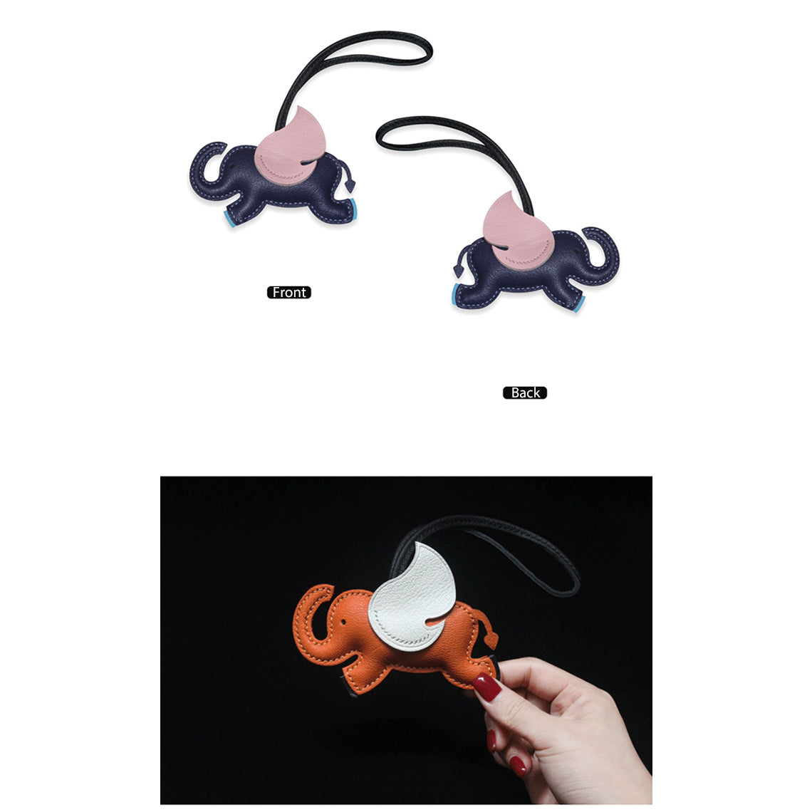 G8activist® Sheep Leather Elephant Charm DIY Kits - Image 4