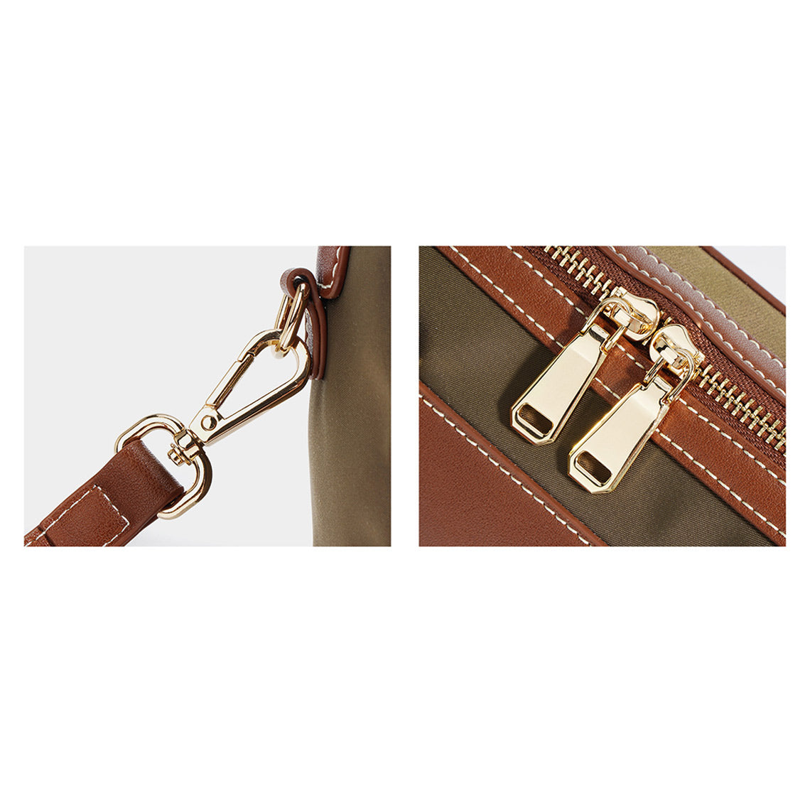 Leather Women Light Boston Handbag - Image 12