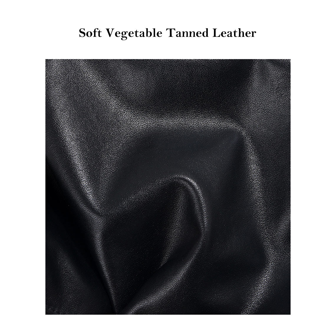 Vegetable Tanned Leather Minimalist Shoulder Bag - Image 4