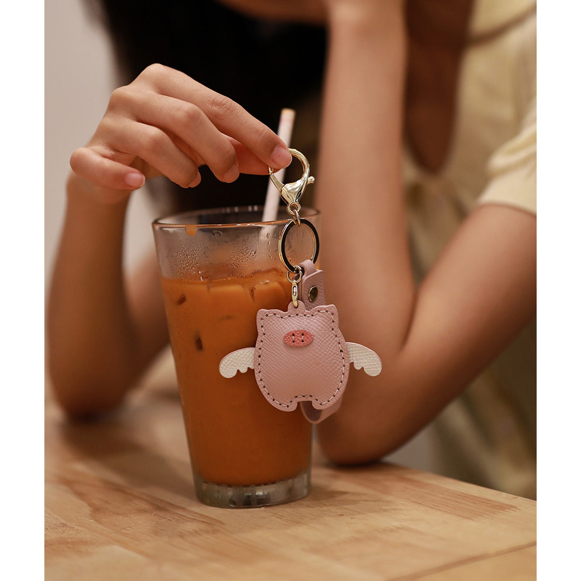 G8activist® Leather Flying Pig Keychain DIY Kit - Image 8