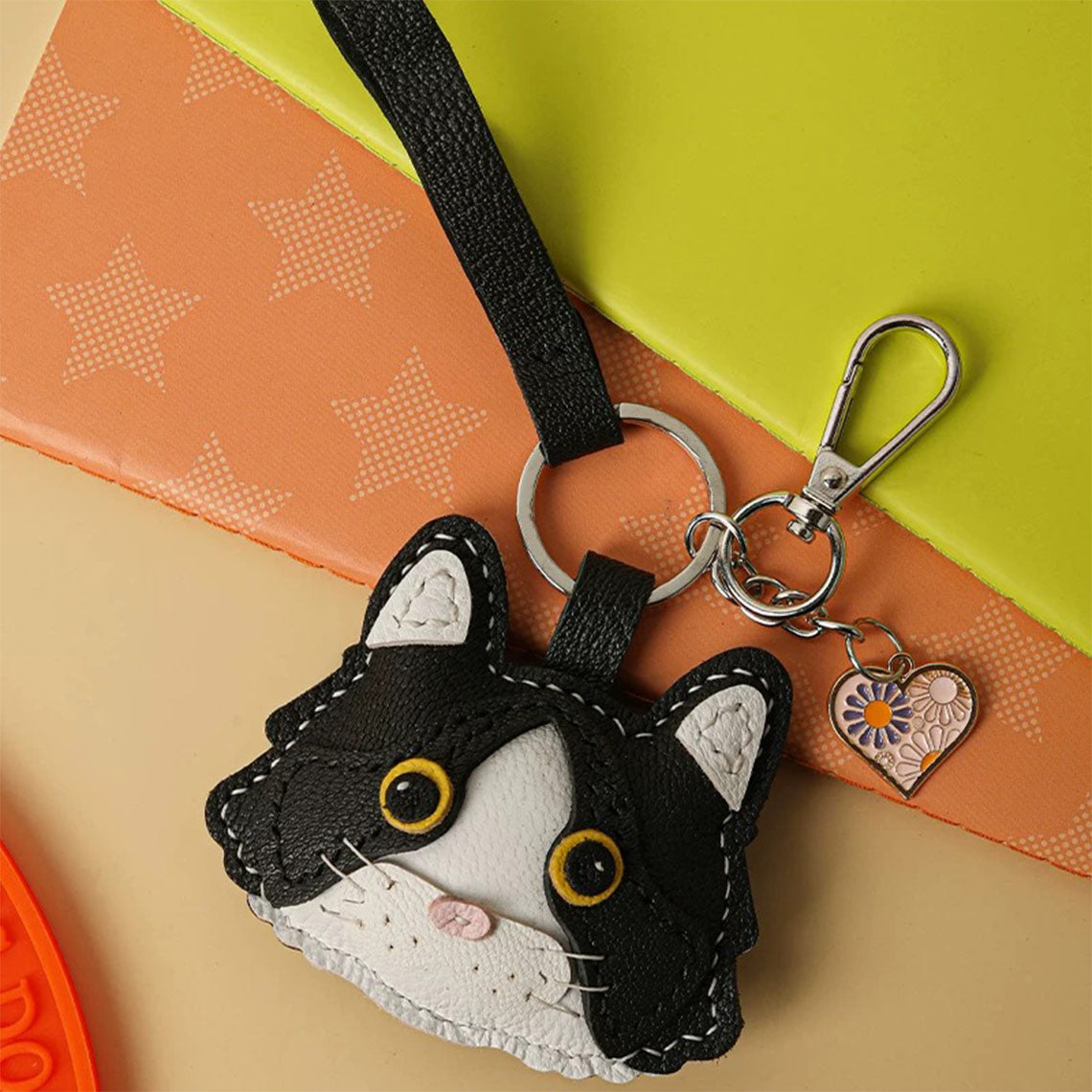 G8activist® Sheep Leather Little Cat Keychain DIY Kit - Image 6
