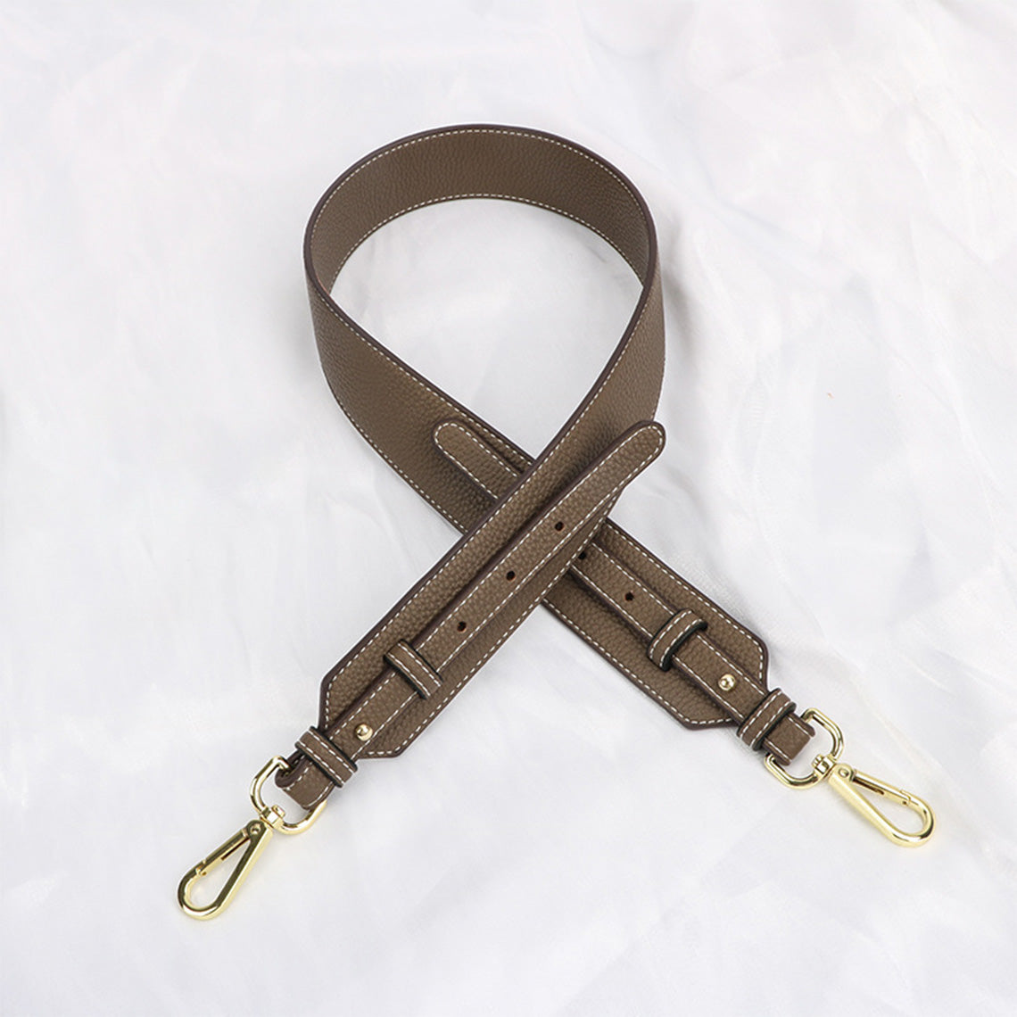 Faux Leather Wide Crossbody Strap - Image 9