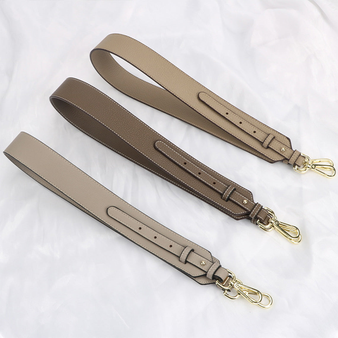 Faux Leather Wide Crossbody Strap - Image 3