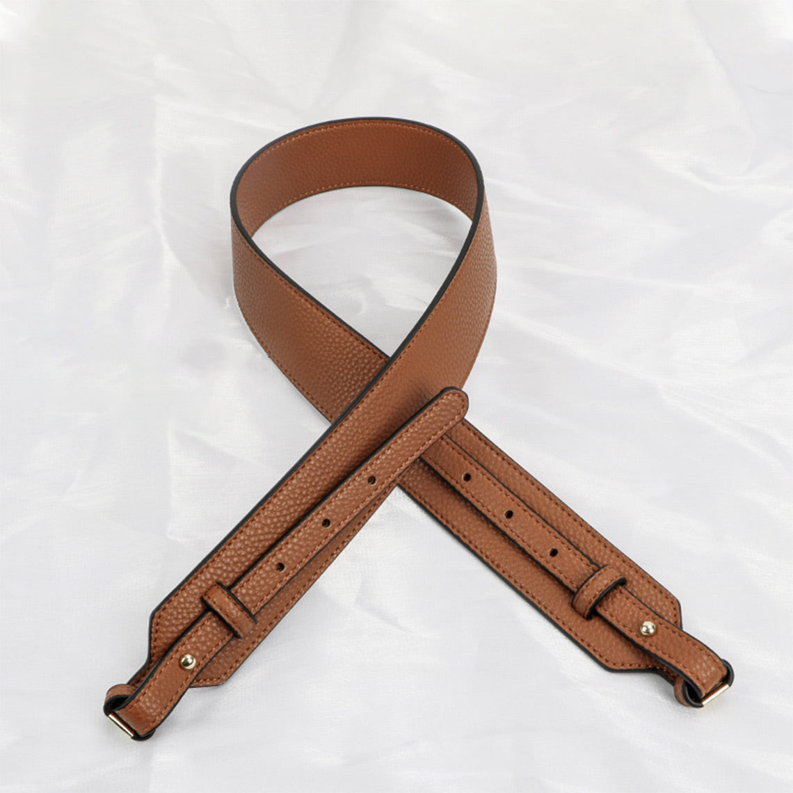 Faux Leather Wide Crossbody Strap - Image 17