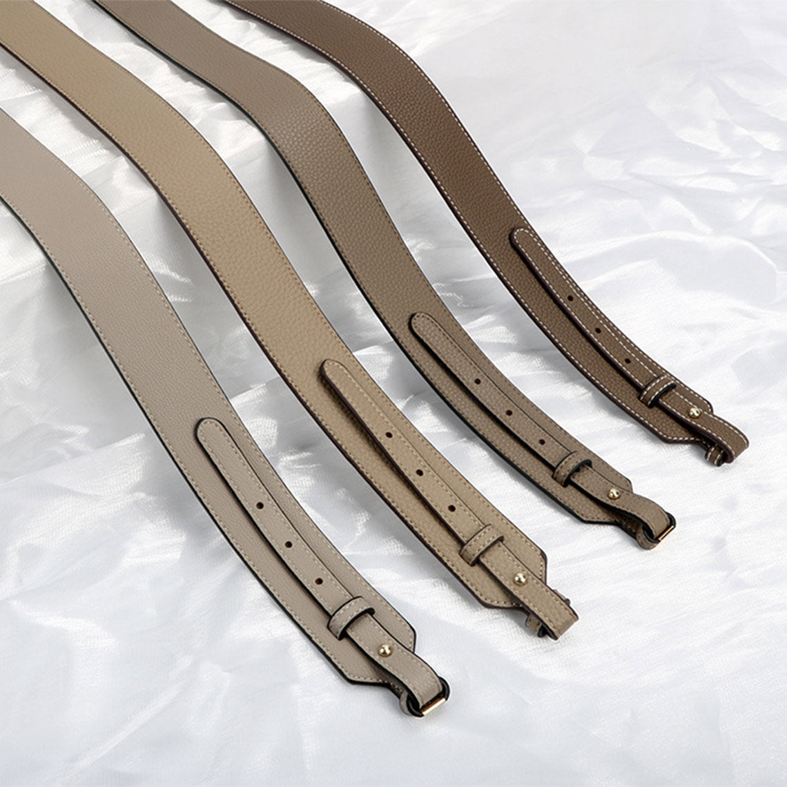 Faux Leather Wide Crossbody Strap - Image 8