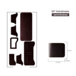 G8activist® Crazy Horse Leather Men Compact Wallet DIY Kits