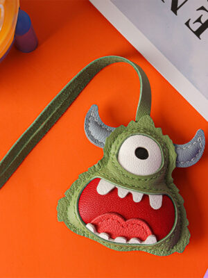 G8activist® Leather Little Monster Keychain Charm DIY Kit