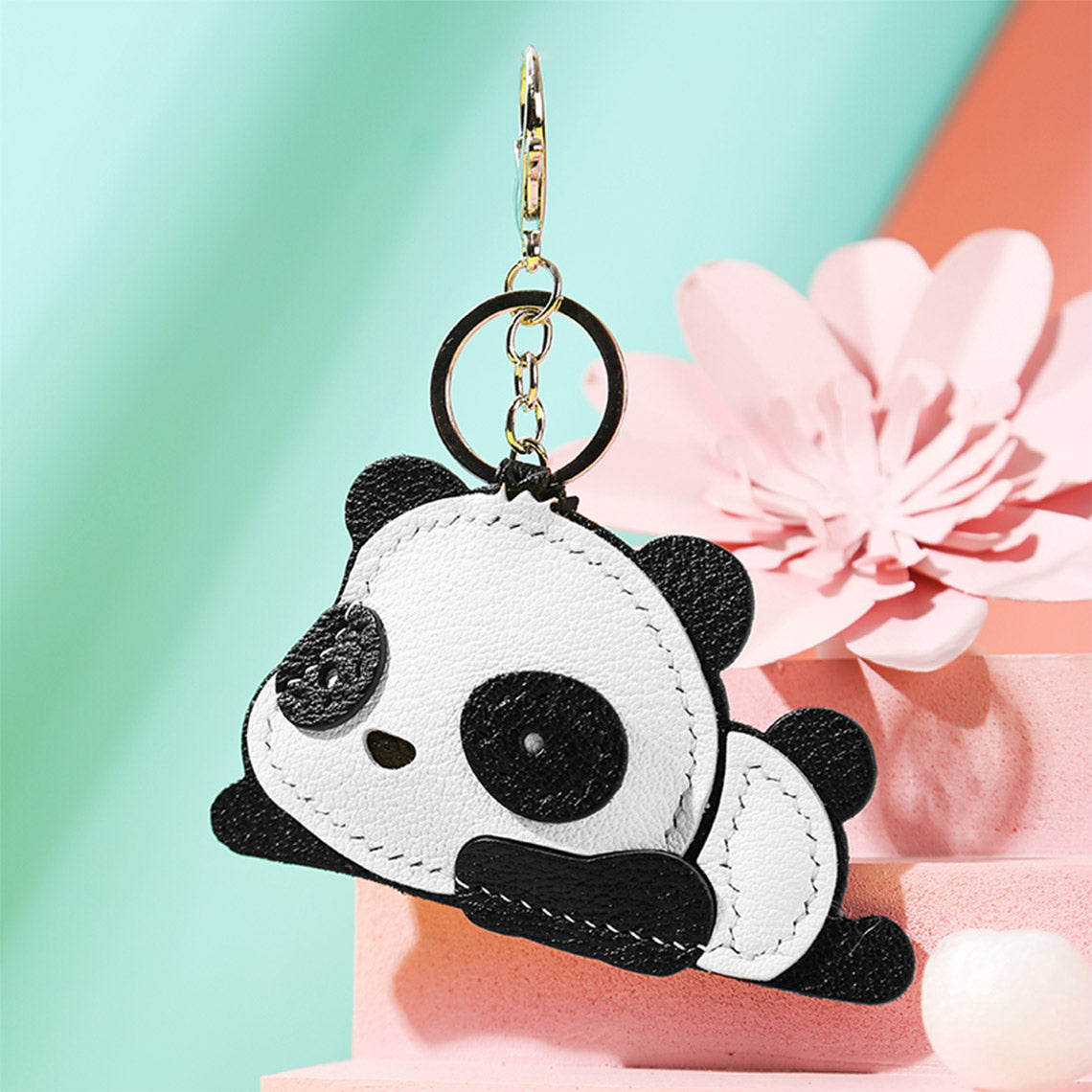 G8activist® Lambskin Panda Keychain Pendant DIY Kit - Image 2