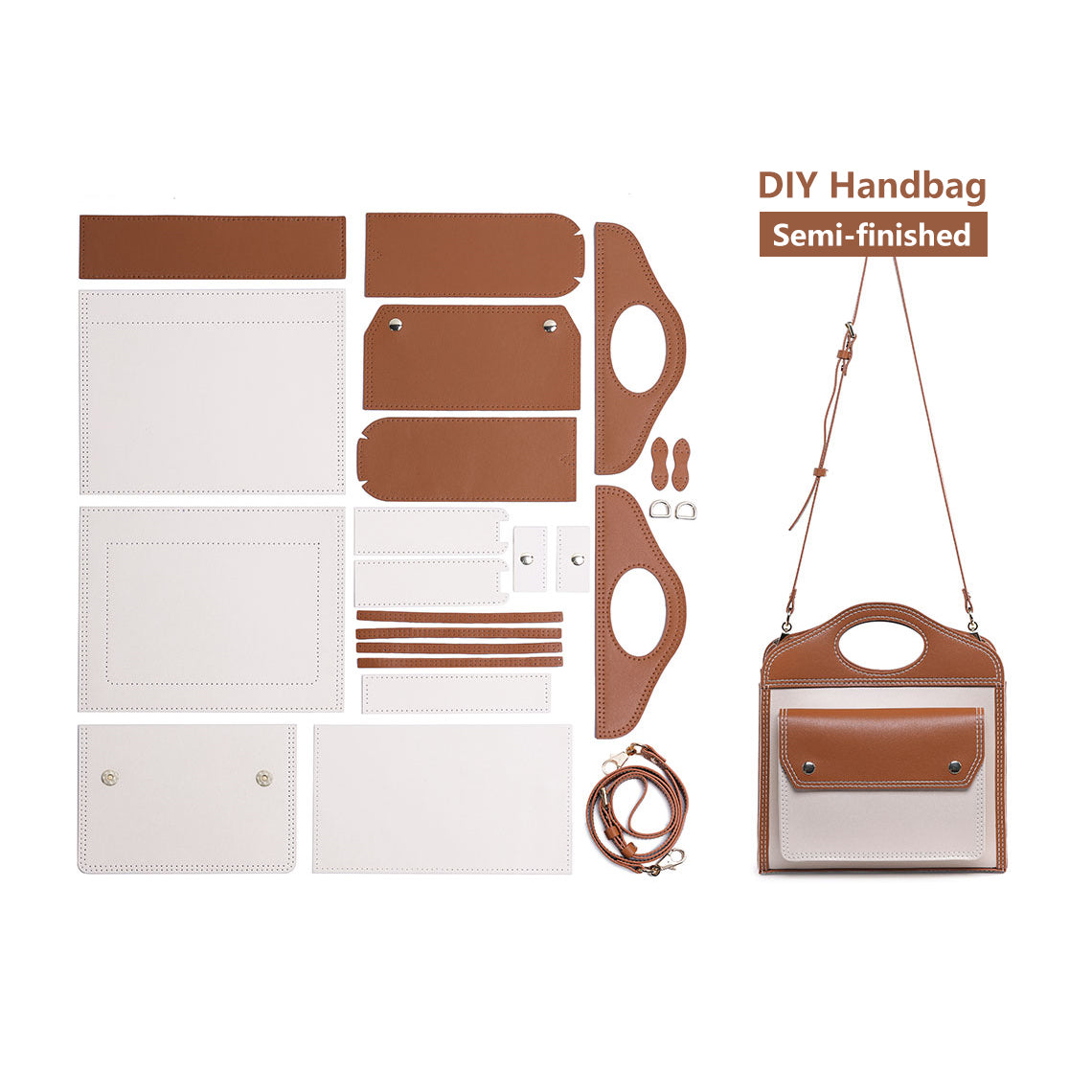 G8activist® Leather Lady Pocket Crossbody Bag DIY Kit