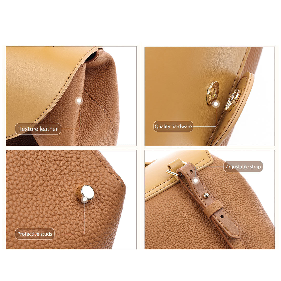 G8activist® Top Grain Leather Inspired Smile Bag DIY Kits - Image 9