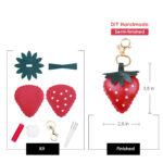 G8activist® Leather Strawberry Keychain DIY Kit