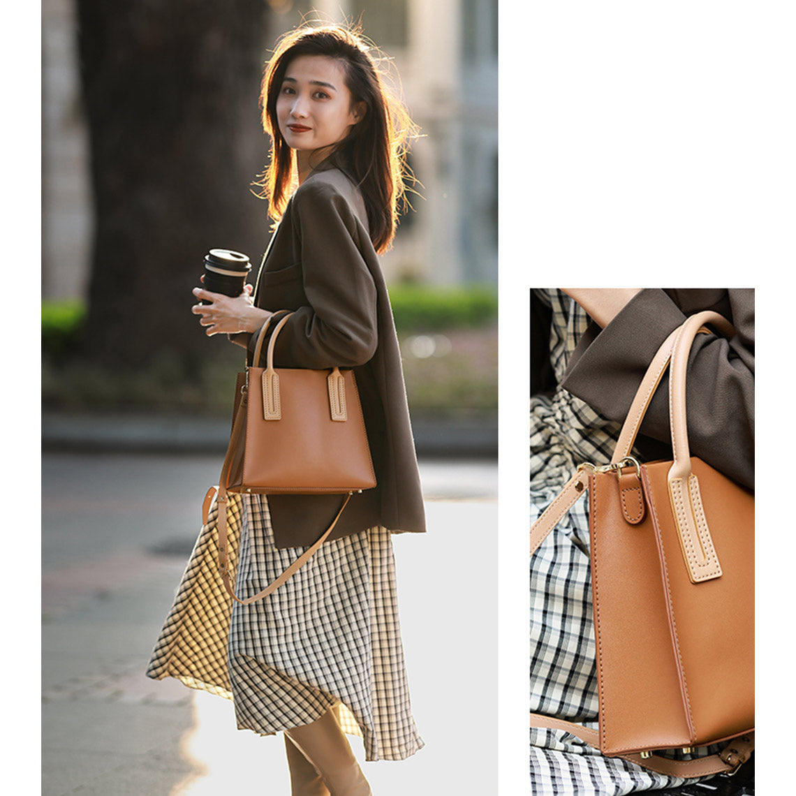 G8activist® Leather Women Top Handles Handbag DIY Kit - Image 6