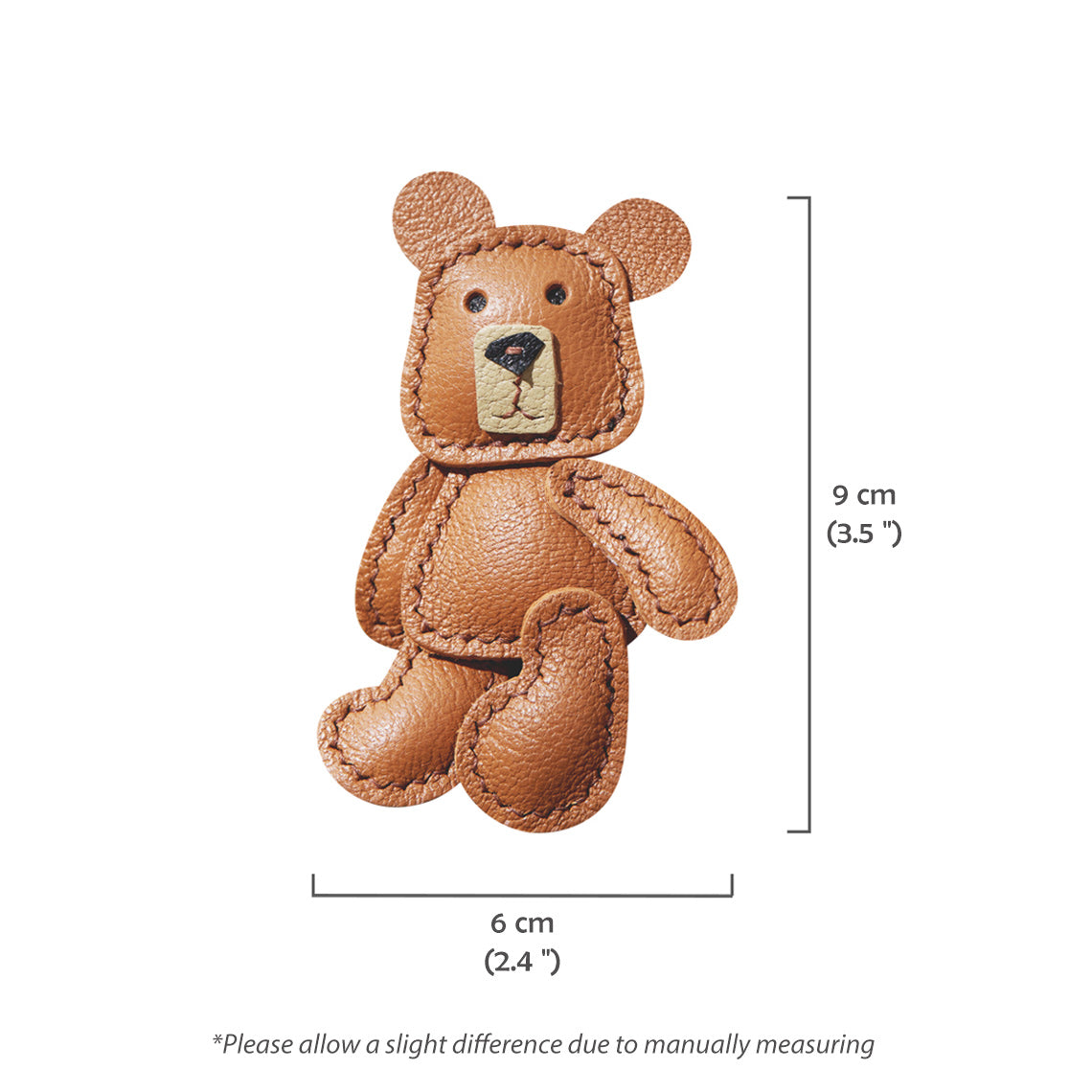 G8activist® Leather Little Bear Keychain Pendant DIY Kit - Image 7