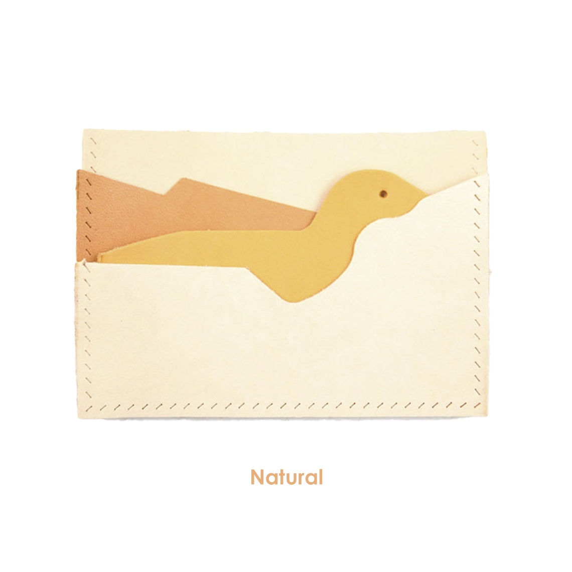 G8activist® Top Grain Leather Dinosaur Card Holder DIY Kit - Image 8