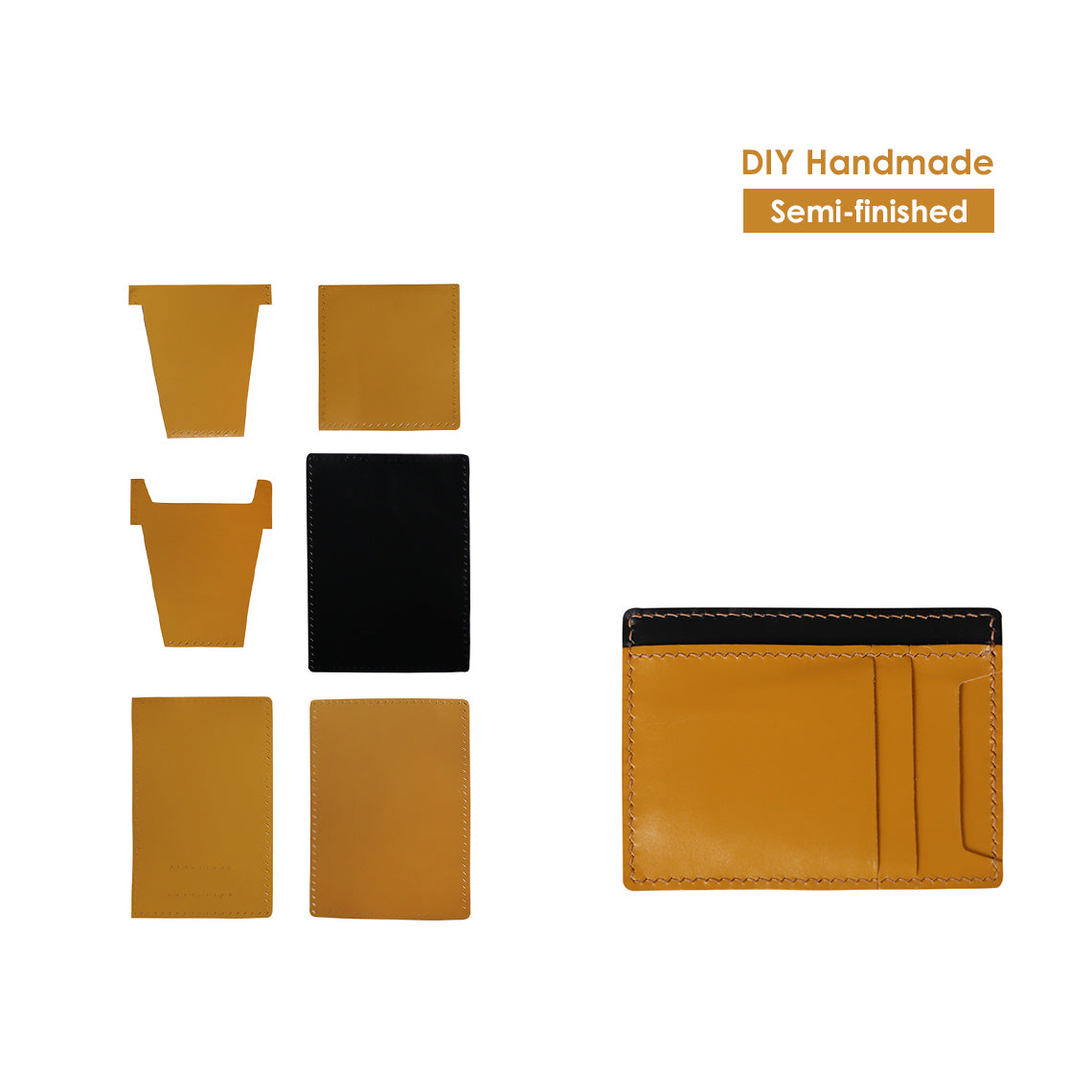 G8activist® Full Grain Leather Sleeve Card Wallet DIY Kit