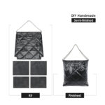 G8activist® Top Grain Leather Quilted Chain Tote Bag DIY Kit
