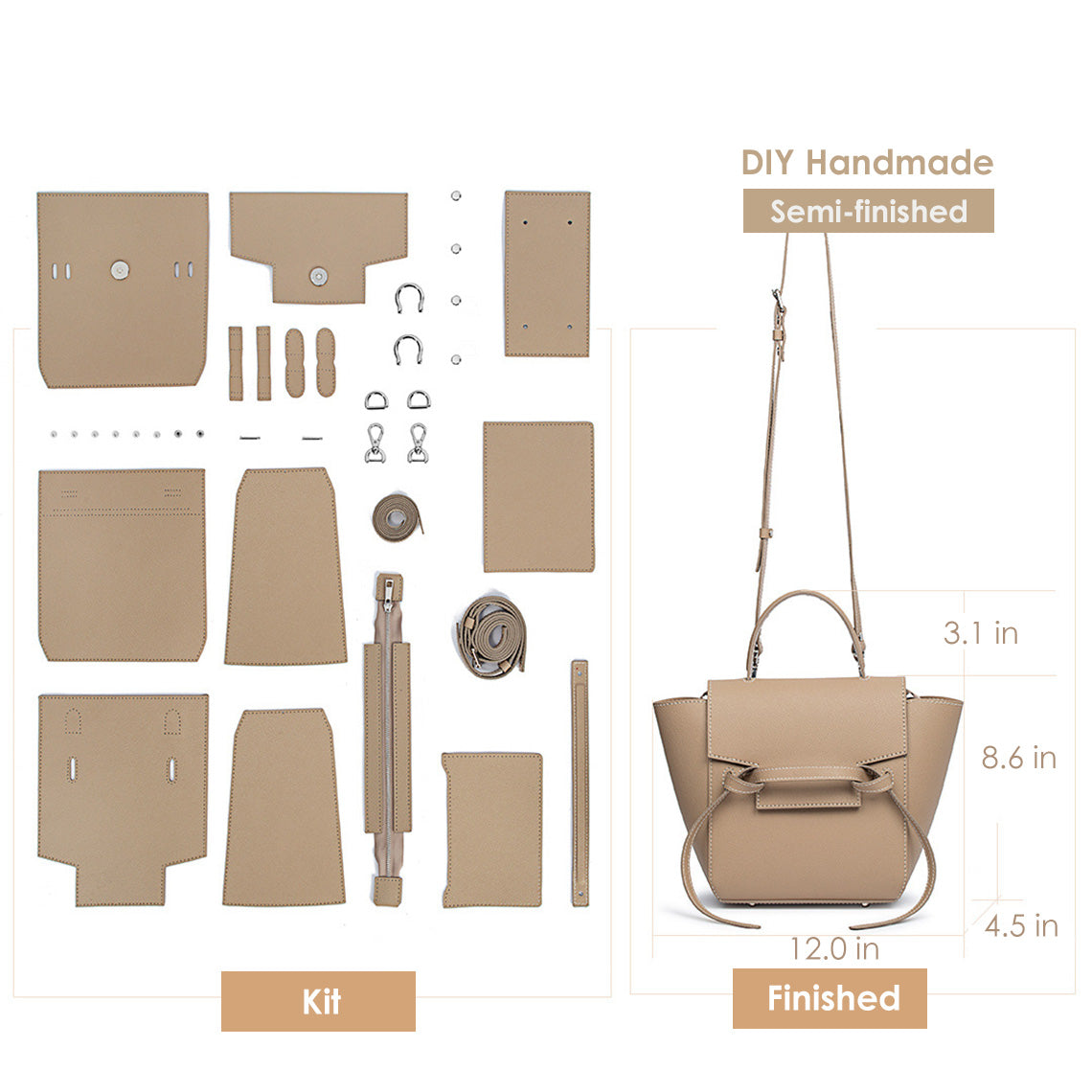 G8activist® Leather Belt Bag DIY Kit