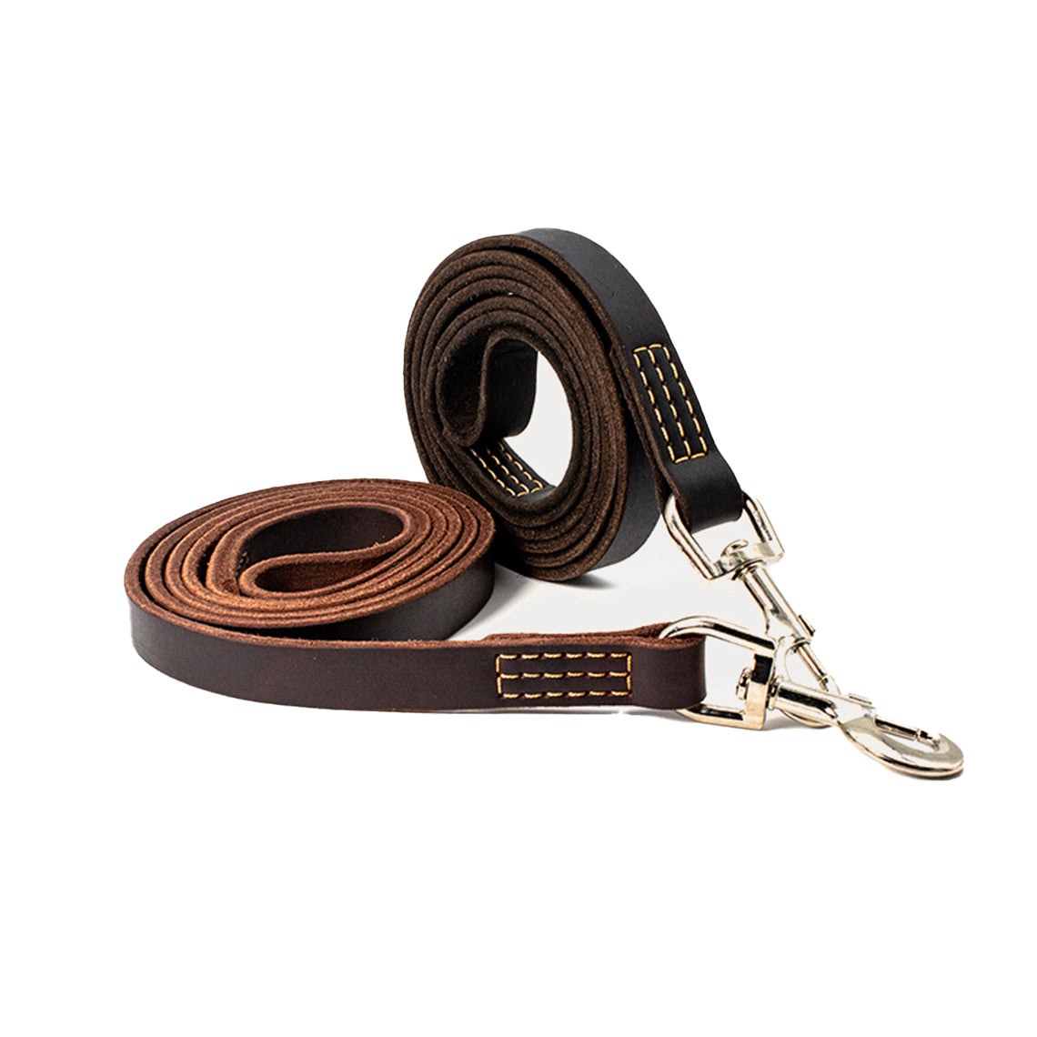 Genuine Leather Dog Leash - Dark Brown - Image 5