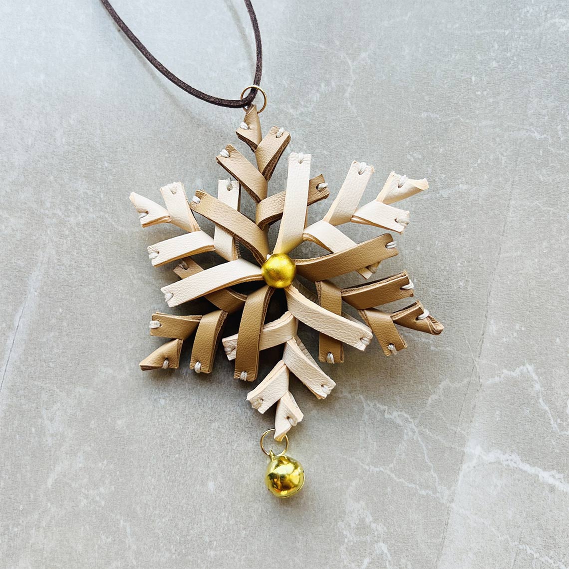 G8activist® Sheep Leather Snowflake Charm DIY Kit - Image 4