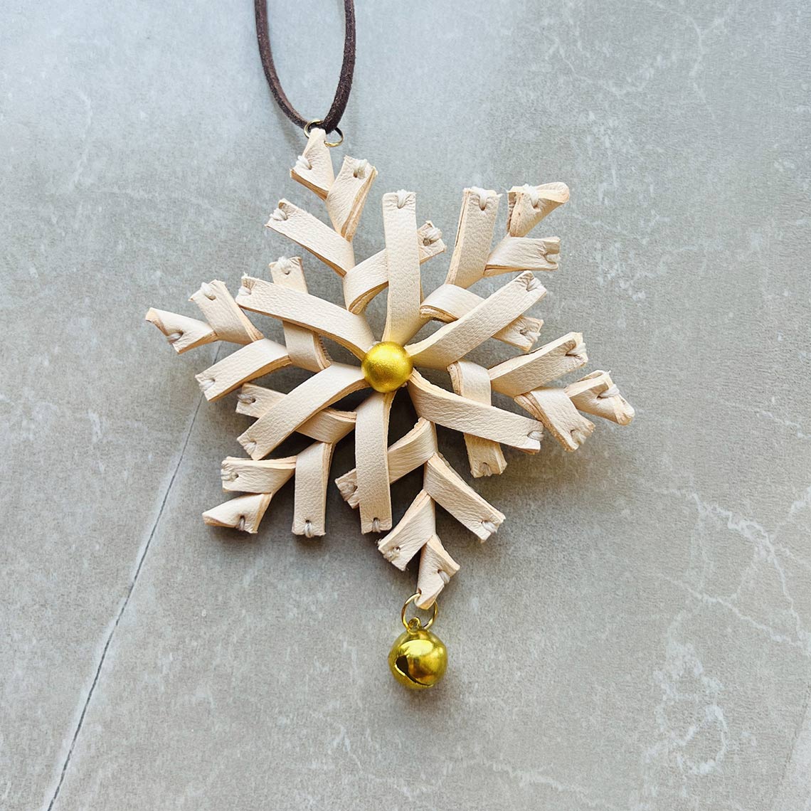 G8activist® Sheep Leather Snowflake Charm DIY Kit - Image 5