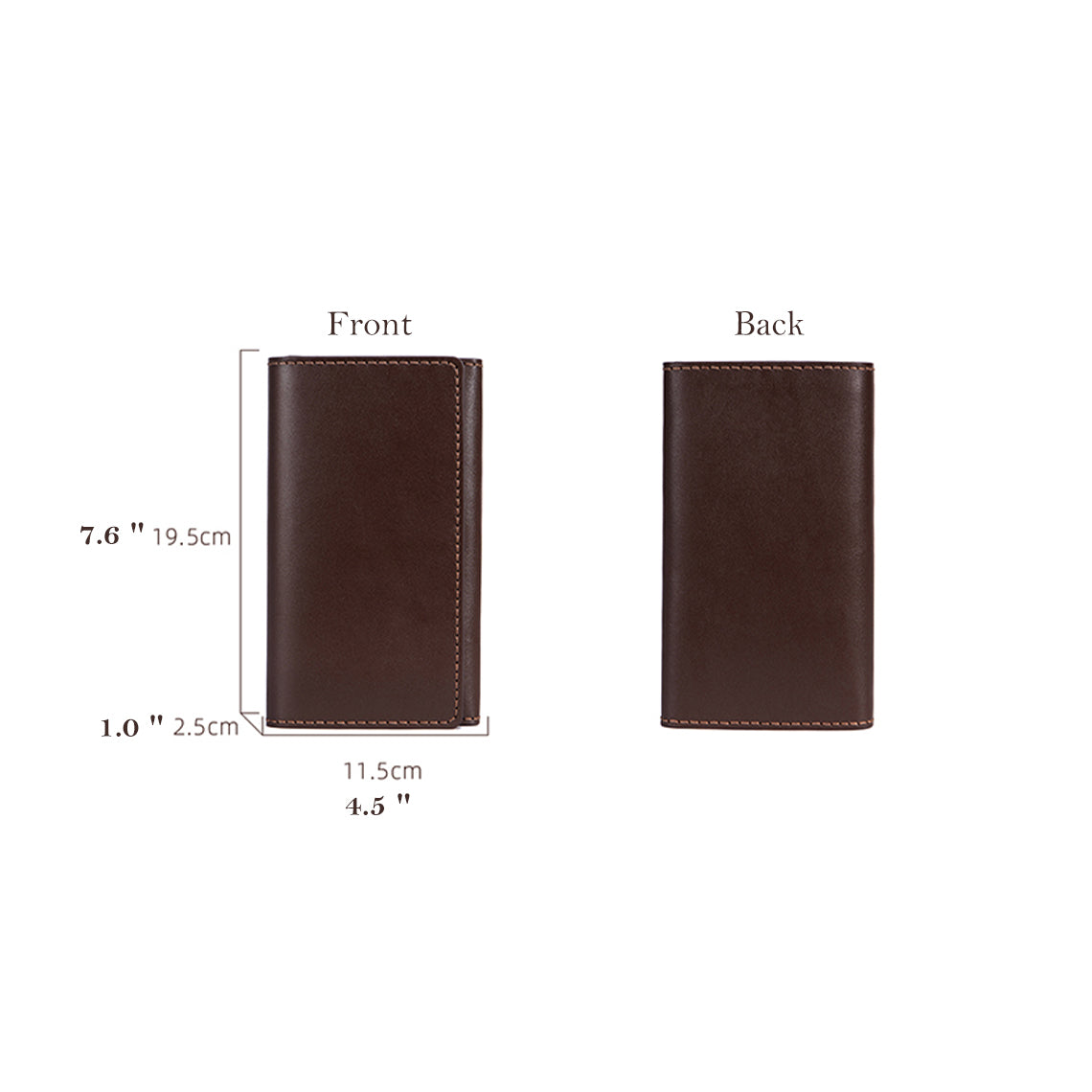 G8activist® Full Grain Leather Long Bifold Wallet DIY Kit - Image 3