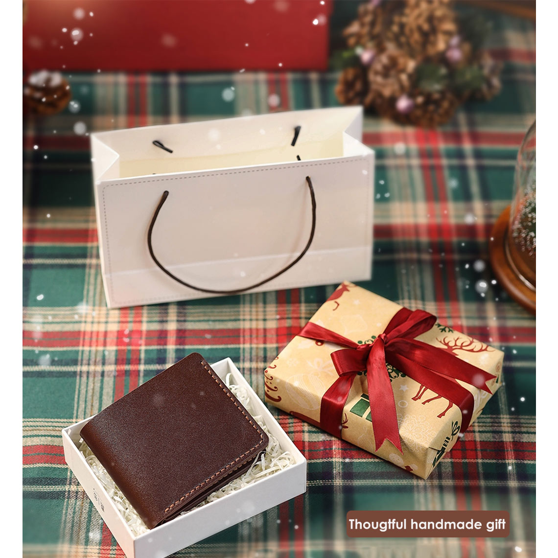 G8activist® Full Grain Leather Men's Bifold Wallet DIY Kit - Image 5