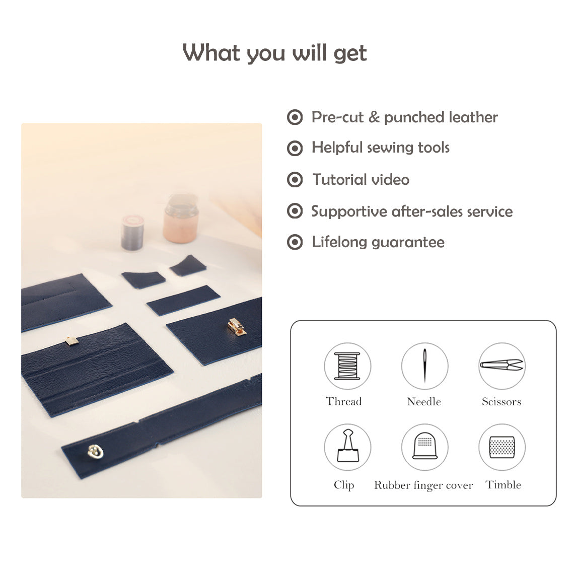 G8activist® Leather Box Phone Bag DIY Kit - Image 3