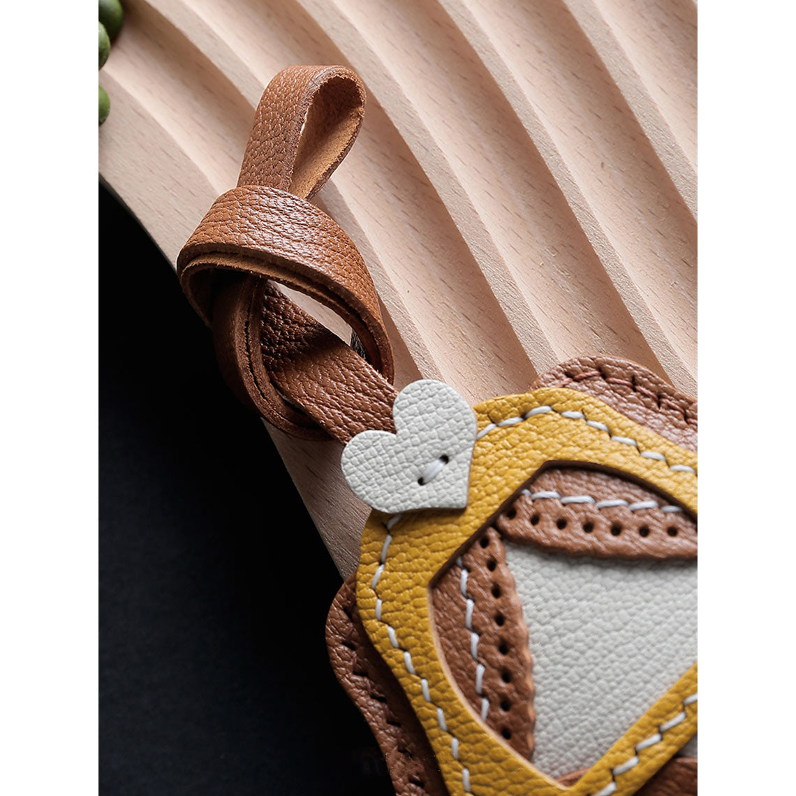 G8activist® Sheep Leather Pumpkin Carriage Bag Charm DIY Kit - Image 4