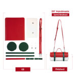 G8activist® Leather Cylinder Satchel Top Handle Bag DIY Kit