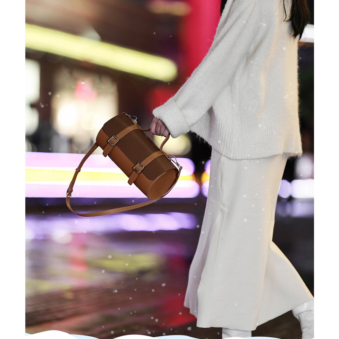 G8activist® Leather Cylinder Satchel Top Handle Bag DIY Kit - Image 6