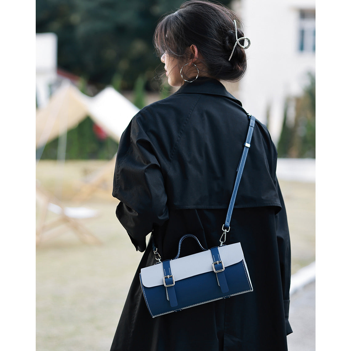 G8activist® Leather Cylinder Satchel Top Handle Bag DIY Kit - Image 7