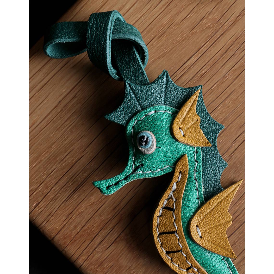 G8activist® Sheep Leather Sea Horse Bag Charm DIY Kit - Image 5