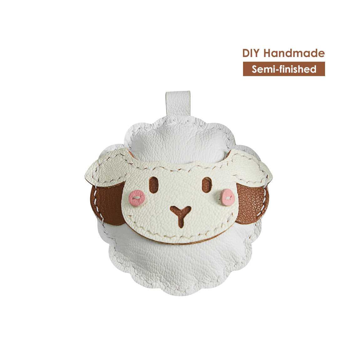 G8activist® Sheep Leather Sheep Keychain DIY Kit