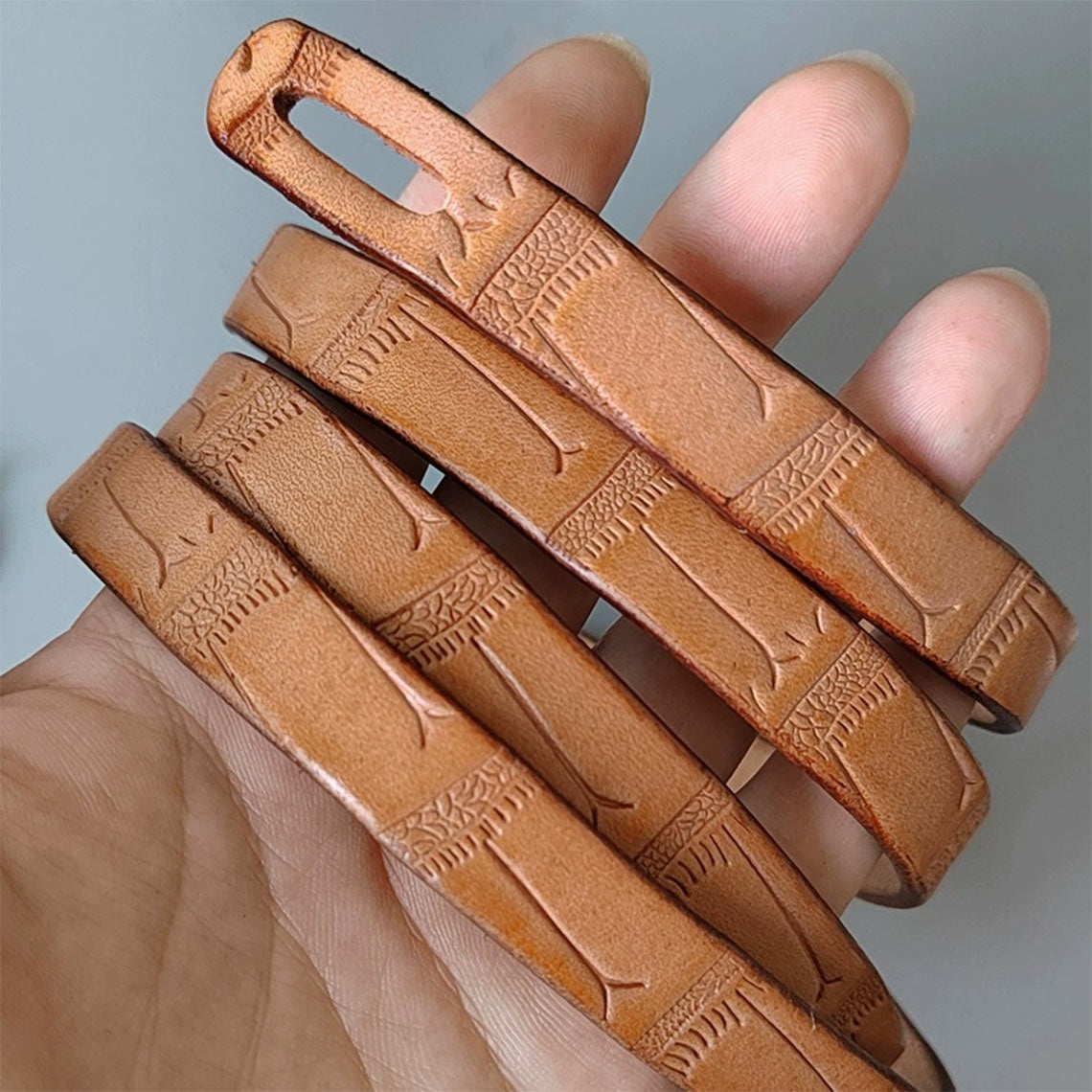 G8activist® Full Grain Leather Skinny Dress Belt for Women - Image 9