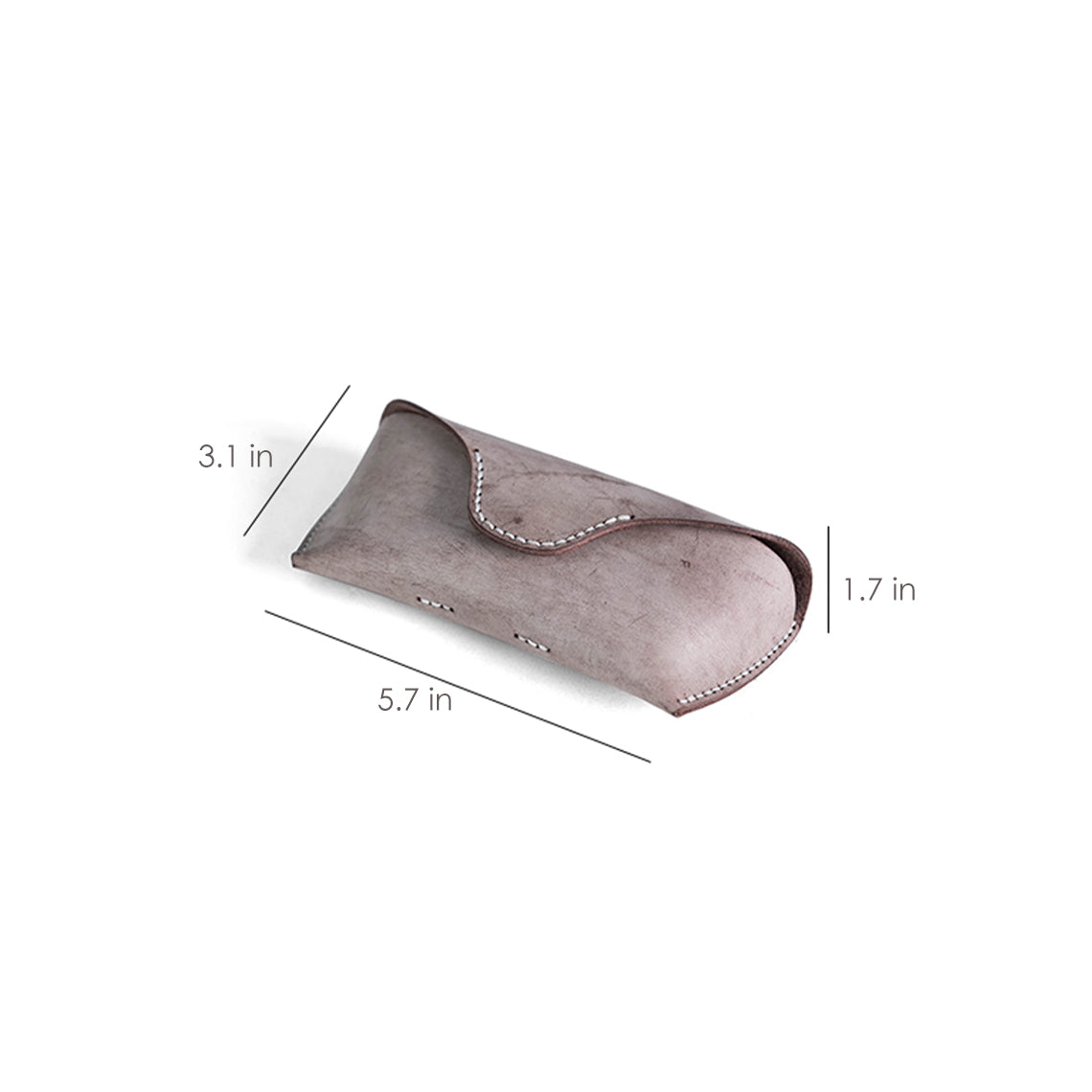 G8activist® Full Grain Leather Eyeglasses Case DIY Kit - Image 5