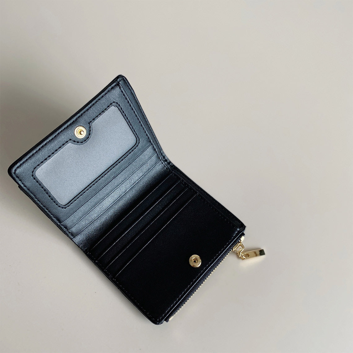 Sheep Leather Quilted Bifold Wallet - Image 3