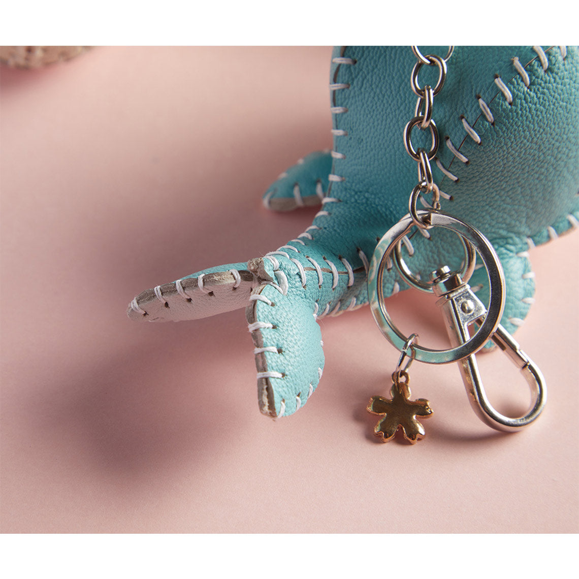 G8activist® Sheep Leather Whale Keychain DIY Kit - Image 6